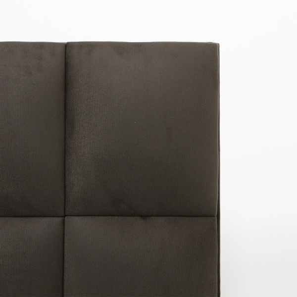 Cabeceira Nature Carol 088 - Veludo Grafite