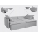 SOFA CAMA BELIZE - Linho Cinza