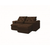 Sofa Art Brasil Cairo - Veludo 3107 Marrom