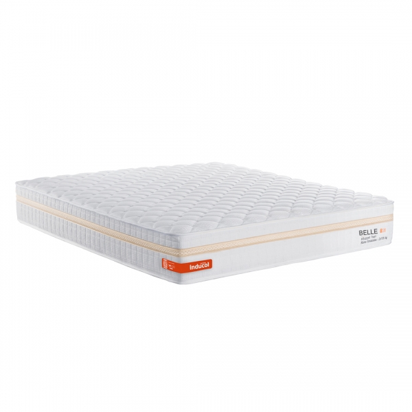 Colchão Belle Queem + Box Universal - Veludo Perola