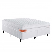 Colchao Solteiro Inducol Cloud 096x203 - Branco