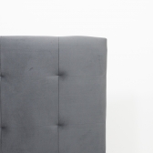 Cabeceira Nature Alice 193 - - Veludo Grafite