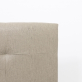 Cabeceira Nature Alice 158 - - Milao Bege Escuro