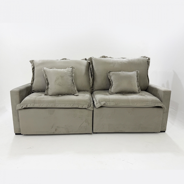 SOFA CAMA BELIZE - Veludo Bege