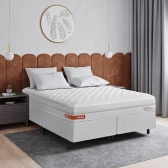 Colchao Solteiro Inducol Cloud 096x203 - Branco