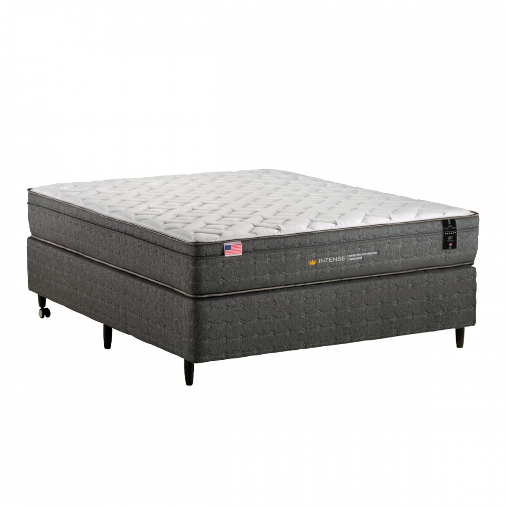 Colchao Solteiro King Koil Intense 096x193 - Cinza