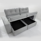 Sofa Roma C/bau - 597 Prata