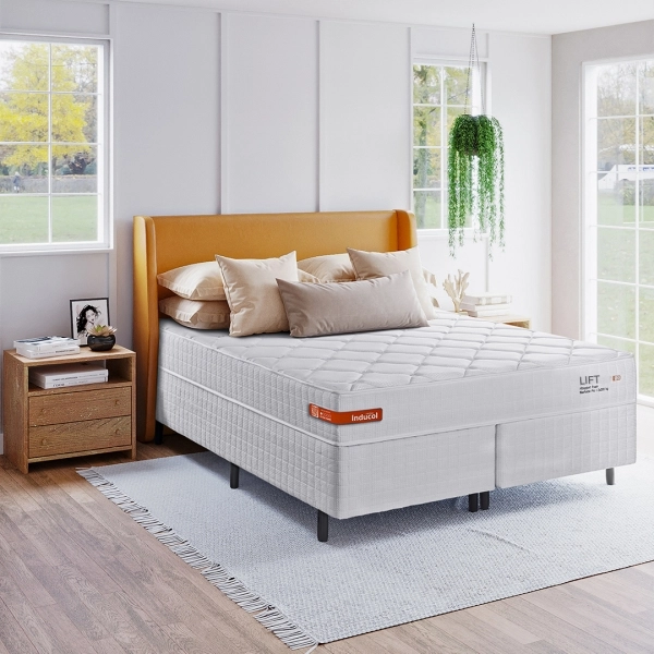 Colchao Queen Inducol Lift 158x198 - Branco