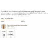 Colchao Solteiro King Koil Xl Elegant 88x188 - Preto