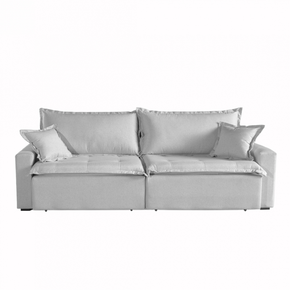 SOFA CAMA BELIZE - Linho Cinza