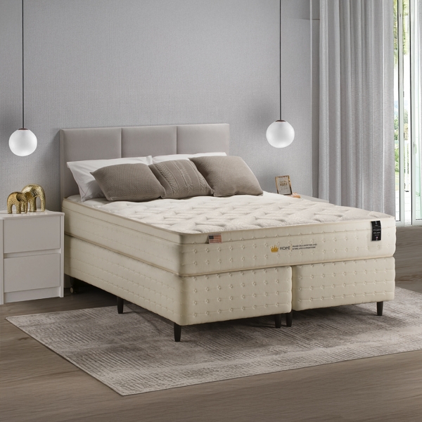 Colchao King King Koil Hope Latex 193x203 - Bege