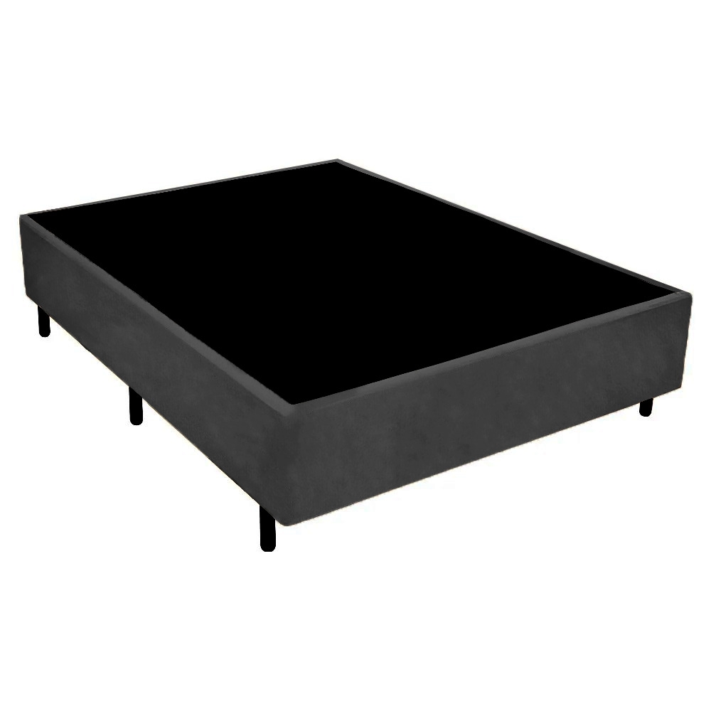 Box Casal Nature Universal 138x38 - Veludo Grafite