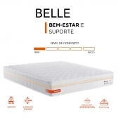 Colchao Casal Inducol Belle 128x188 - Branco