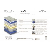 Colchao Queen Ameth Ensacadas King Koil 158x198 - Branco