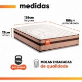 Colchão Symmetry Casal - 138