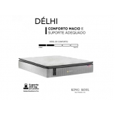 Kit Colchao Delhi 158 + Bau Elite 158 - VELUDO GRAFITE