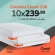 Colchao Casal Inducol Cloud 138x188 - Branco