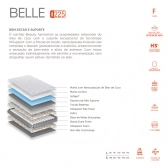 Colchao Solteiro Inducol Belle 88x188 - Branco