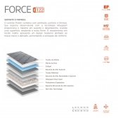 Colchao Solteiro Inducol Force 88x188 - Cinza