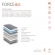 Colchao Solteiro Inducol Force 88x188 - Cinza