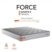 Colchao Solteiro Inducol Force 88x188 - Cinza