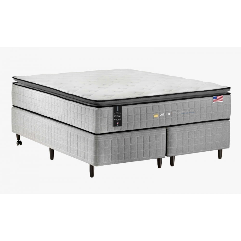 Colchao Queen King Koil Delhi 158x198 - Cinza