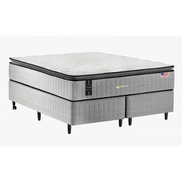 Colchao Queen King Koil Delhi 158x198 - Cinza