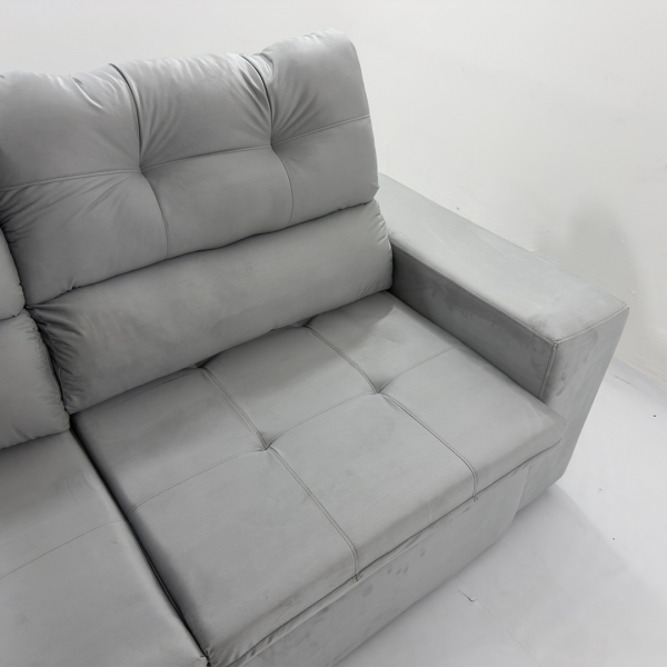 Sofa Roma C/bau - 597 Prata