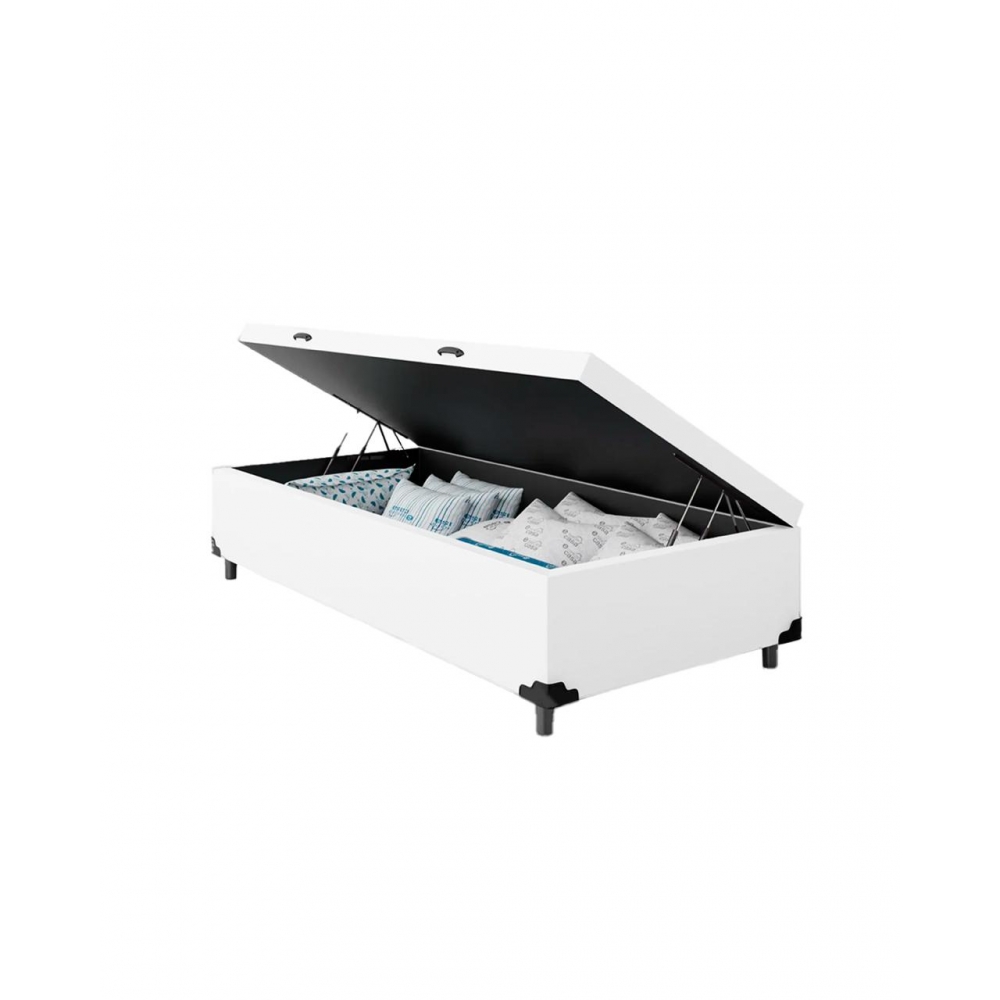 Kit Bau Nature Elite 088x42 088x42 Solteiro Corino Preto - PRETO