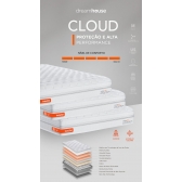 Colchao Solteiro Inducol Cloud 096x203 - Branco