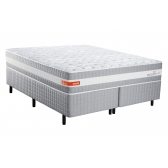 Colchao King Inducol Com Massageador 193x203 - Cinza/branco