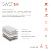 Colchao Solteiro Inducol Swet 88x188 - Cinza