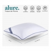 TRAVESSEIRO ELEVA ALURE FIBRA TOQUE DE PLUMA 50X70