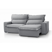 Sofa  Art Brasil Legacy - Veludo 3134 Prata