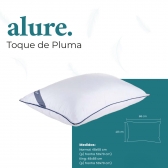 TRAVESSEIRO ELEVA ALURE FIBRA TOQUE DE PLUMA 50X70