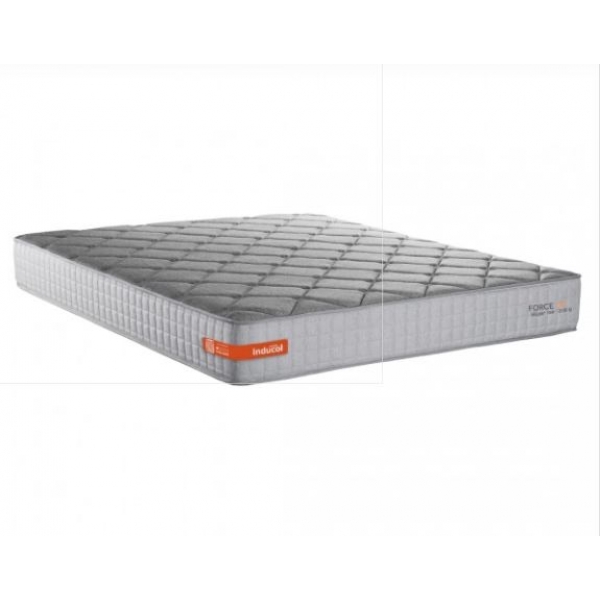 Kit Colchao Casal Inducol Force 138 + Box Univ Boucle Alpes 10 Cinza - BOUCLE ALPES 10 CINZA