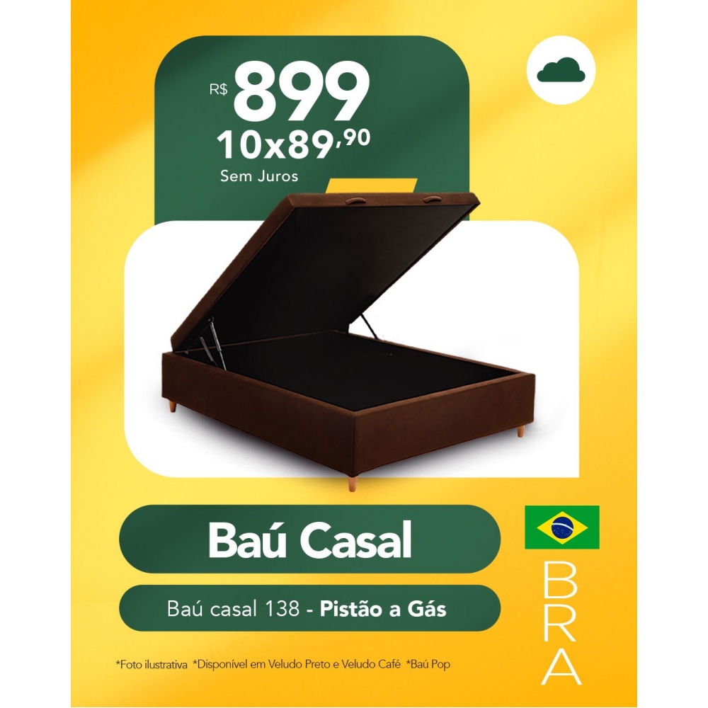 Kit  Bau Pop 138 - VELUDO PRETO