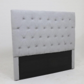 Cabeceira Nature Luna Captone 138 - Boucle Cinza